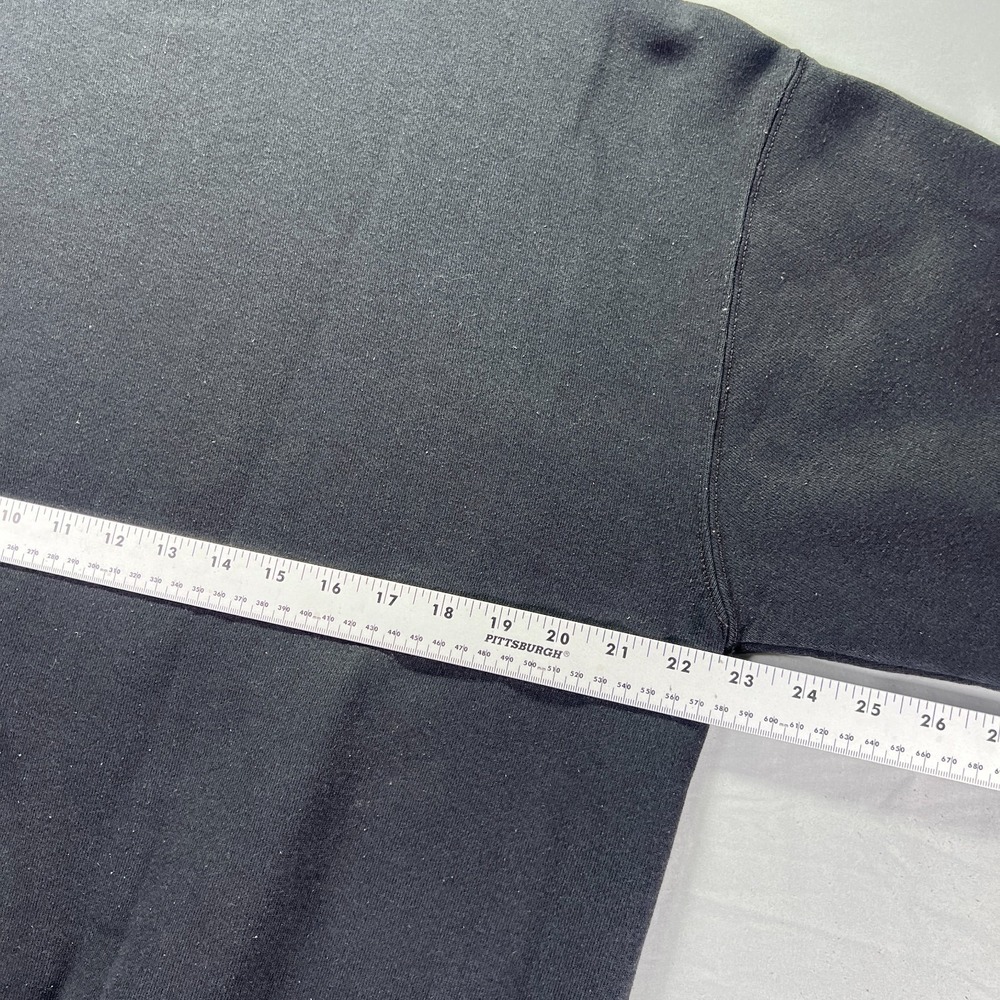 Vintage Planet Hollywood Crewneck Sweatshirt Mens Large Black Fleece Chicago 90s - Picture 7 of 8